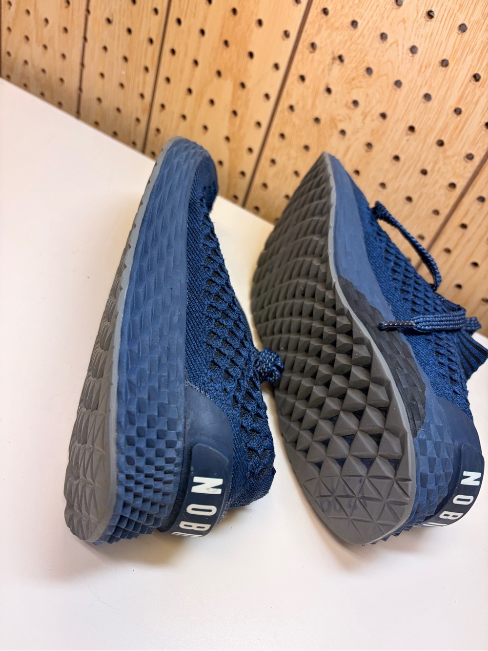 NOBULL Allday Navy Knit Slip-On Sneakers - Picture 4 of 10